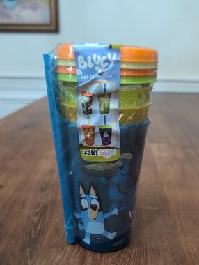 Zak! Bluey Character Color Change Tumblers (Pack Of 4)